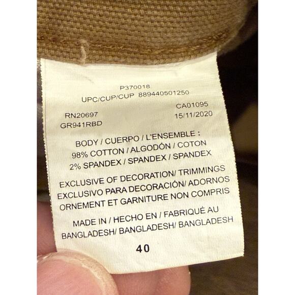 Dickies Mens Brown Duck Canvas Outdoors Workwear Shorts Size 40 - Picture 5 of 8